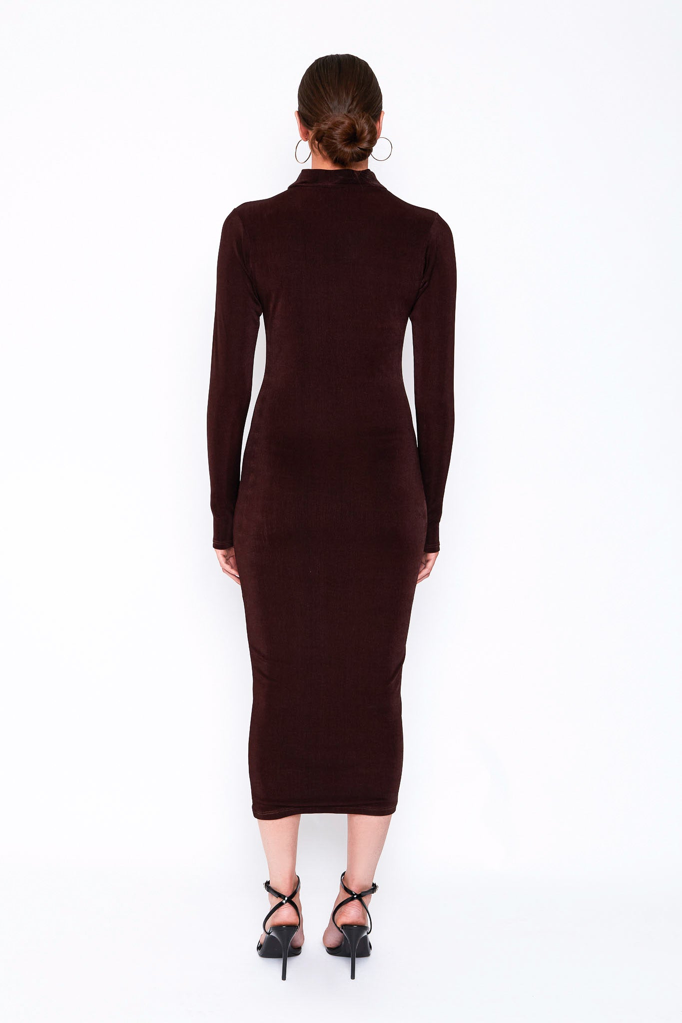 Wine Knit Dress