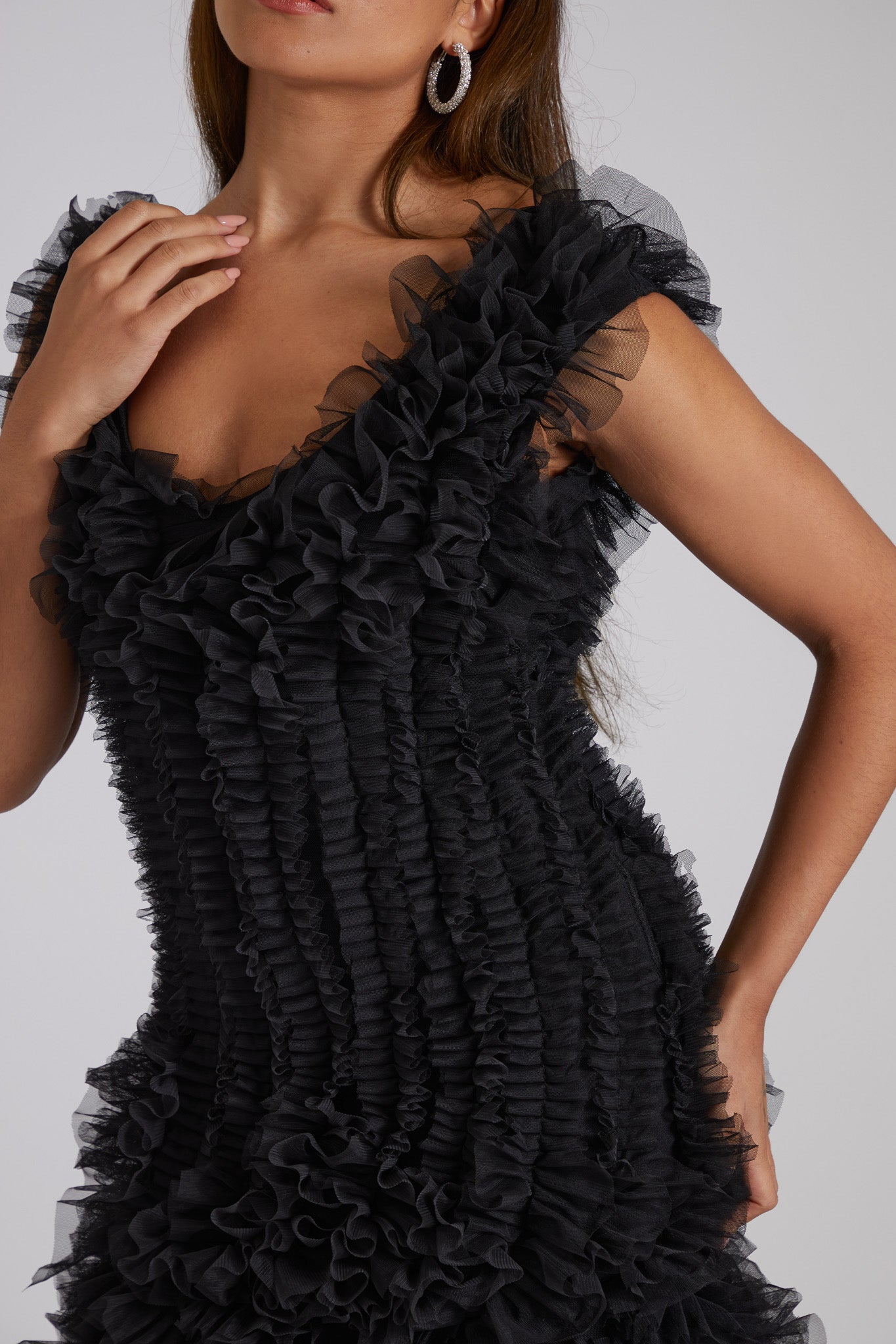 VIVA Ball Gown Dress in Black