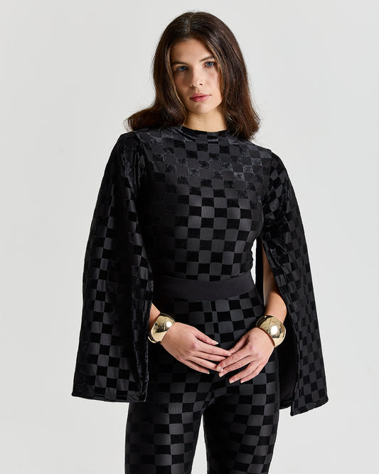 JENNER Cape Sleeve Top