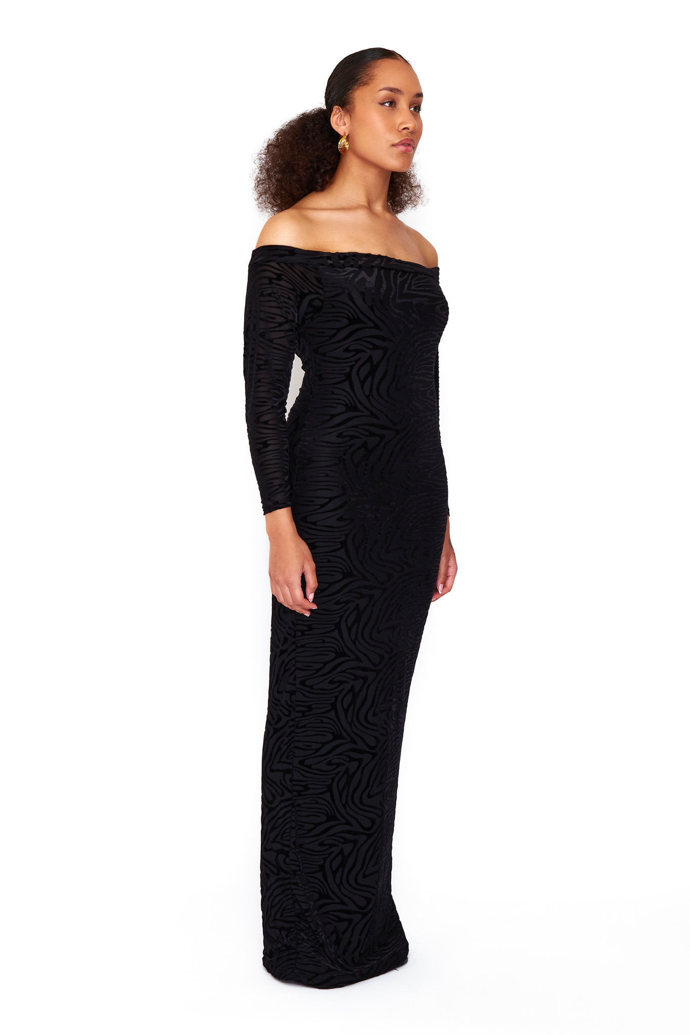 SAHARA OFF THE SHOULDER MAXI DRESS