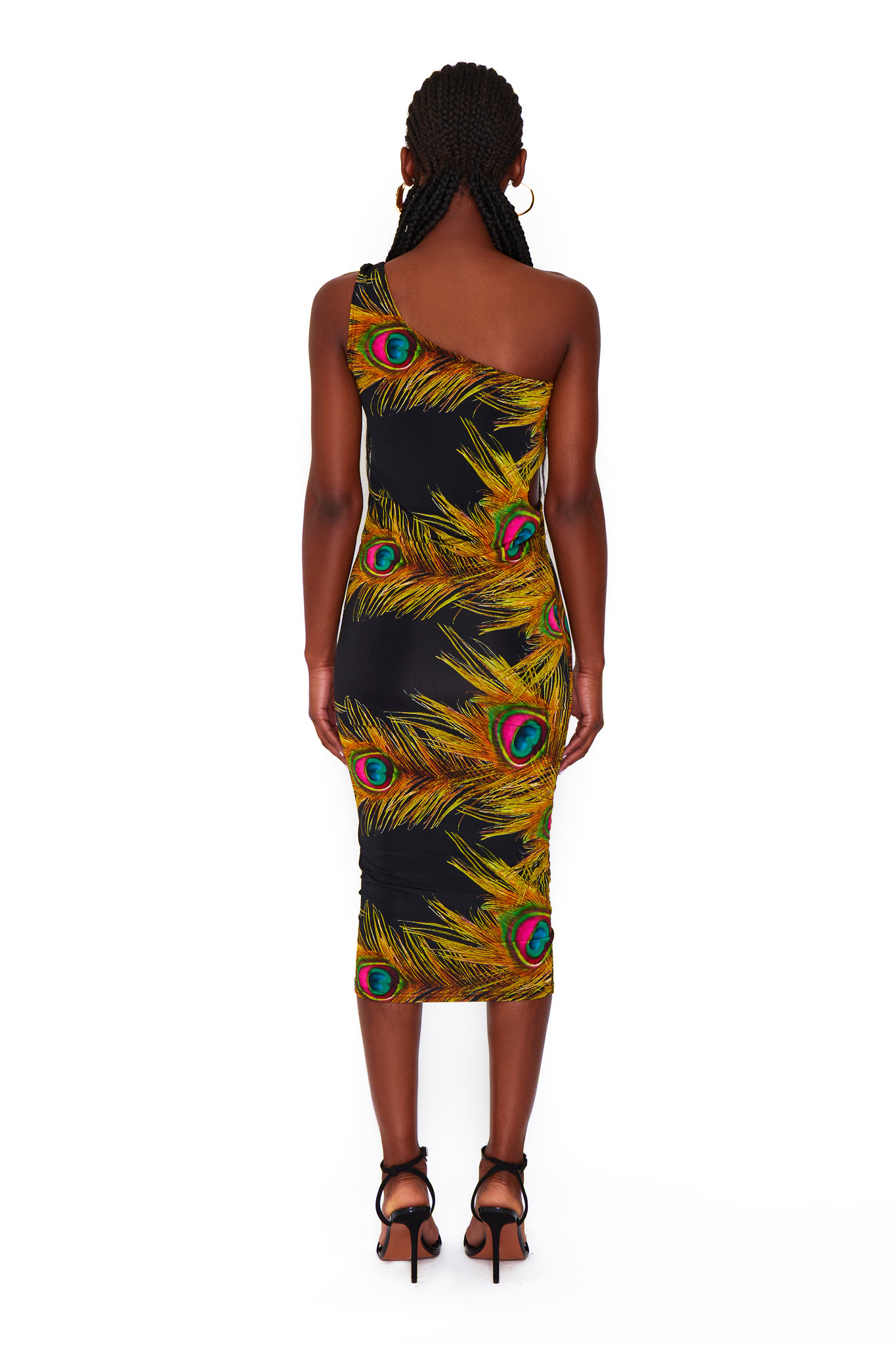 PEACOCK CUT OUT DRESS