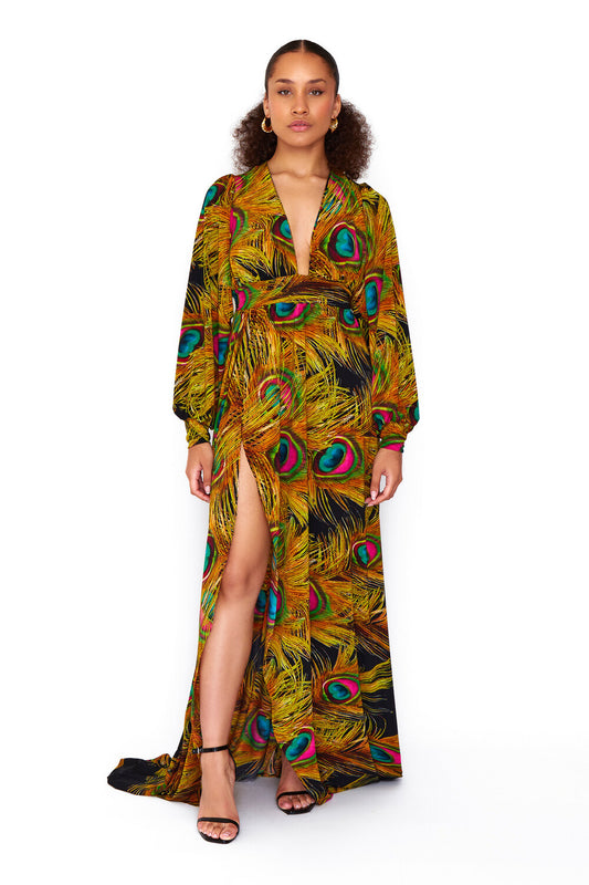 PEACOCK SUMMER BALLGOWN