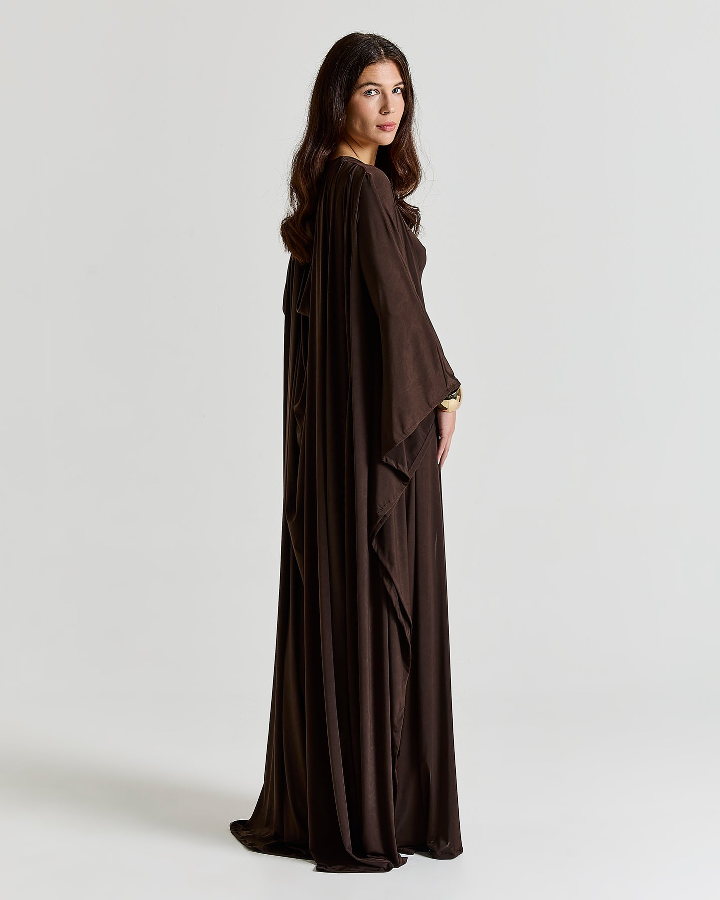 SAFA ABAYA in Brown