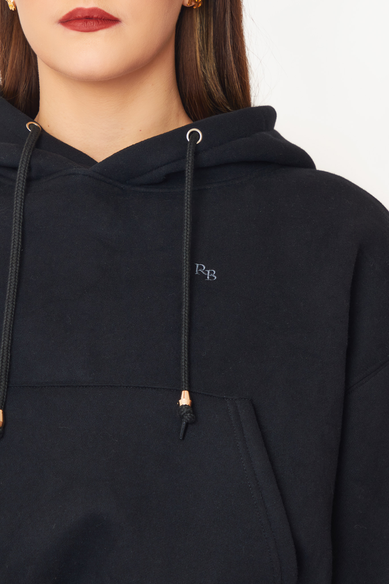 RB Faux Fur Lounge Set in Black