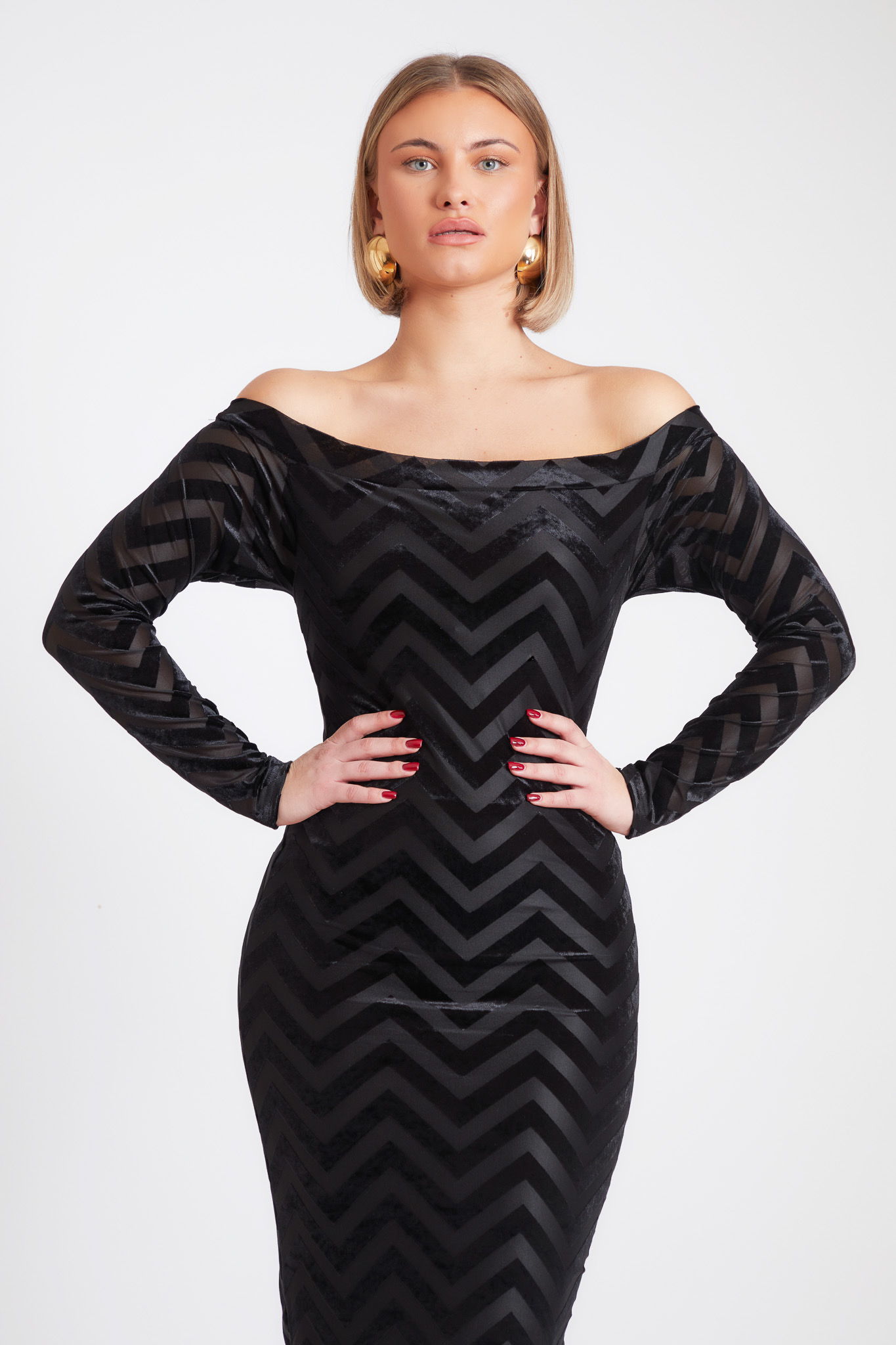 LUCIDA OFF THE SHOULDER MAXI DRESS