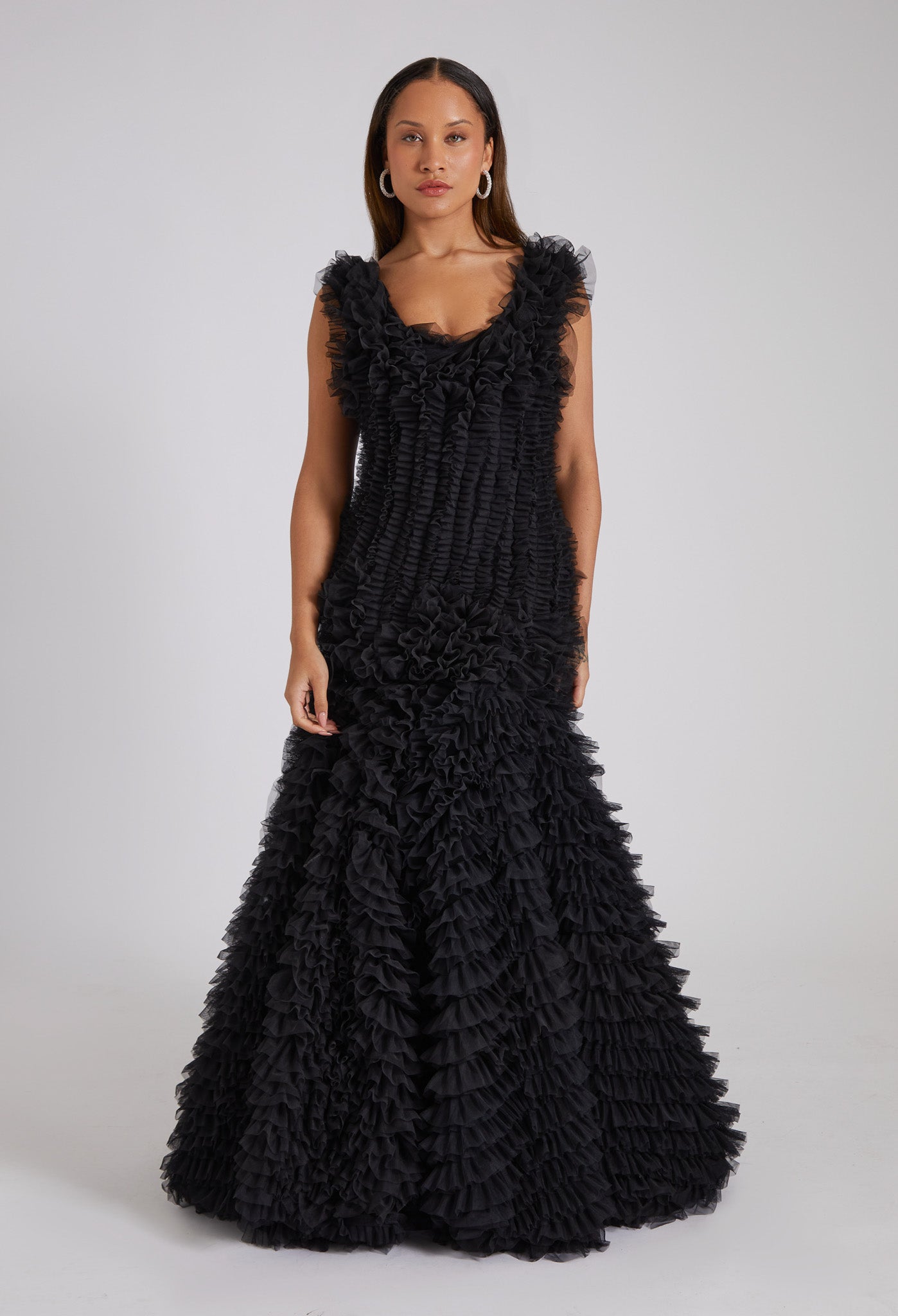 VIVA Ball Gown Dress in Black