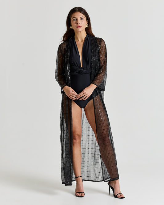 ILYANA Maxi Kimono