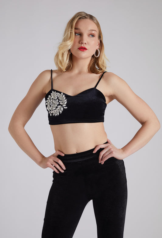 BHAVNA Top in Silver