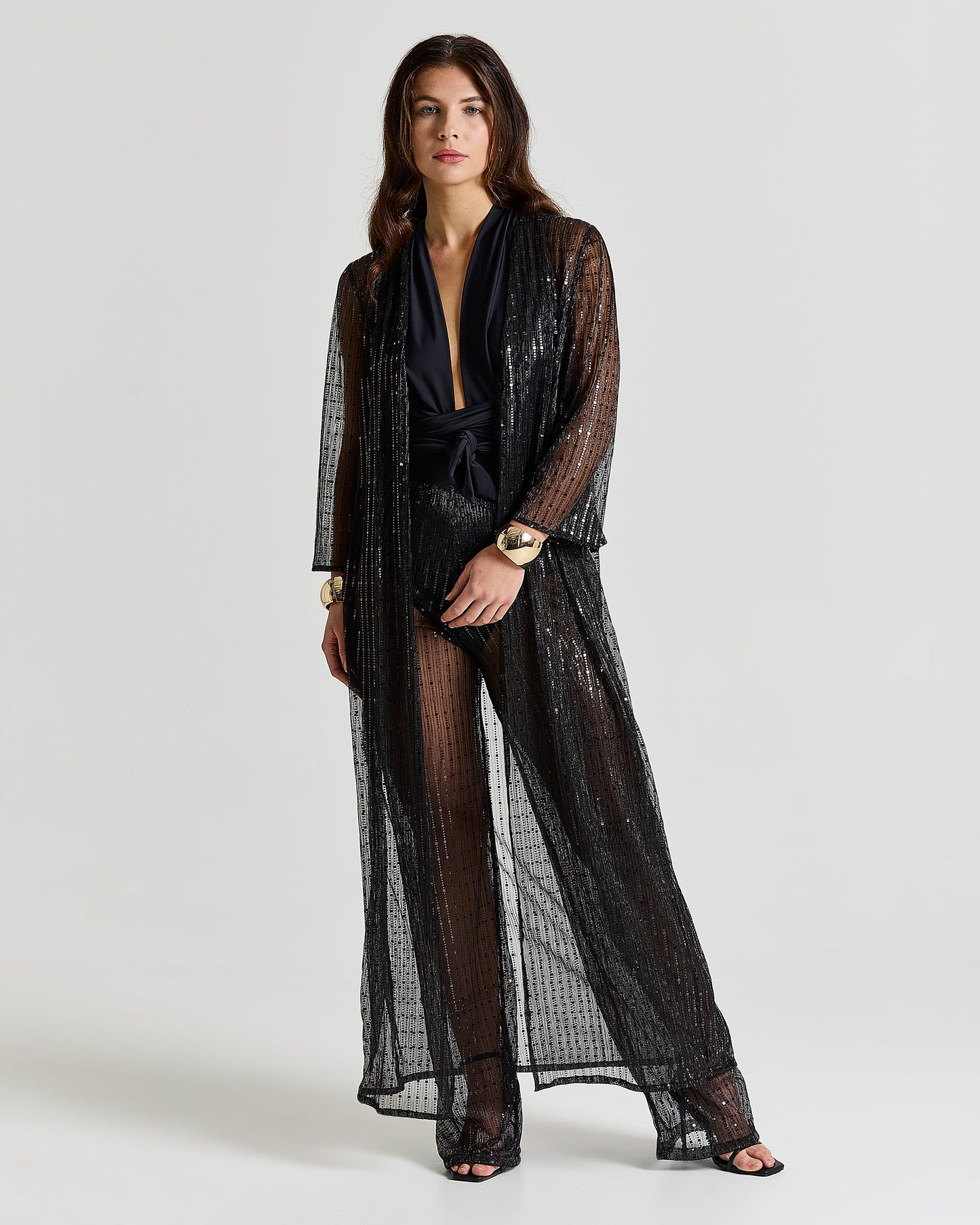 ILYANA Mesh Trousers